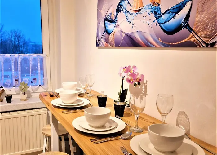 Citywohnung Gustav Bachmann - 3 Schlafzimmer, Kueche, Bad 公寓